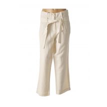 KANOPE - Pantalon 7/8 beige en lyocell pour femme - Taille 44 - Modz