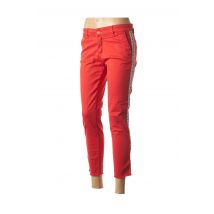 FIVE - Pantalon 7/8 rouge en coton - Femme - Taille W27 - Modz