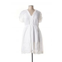 NOTSHY - Robe mi-longue blanc en coton - Femme - Taille 36 - Modz