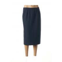 FRANCOISE F - Jupe mi-longue bleu en polyester - Femme - Taille 38 - Modz