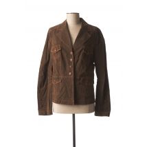 FRED SABATIER - Veste chic marron en coton pour femme - Taille 40 - Modz