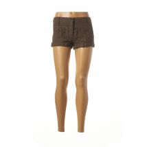 BENETTON - Short marron en laine - Femme - Taille 34 - Modz