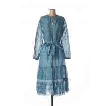 GOA - Robe longue bleu en coton pour femme - Taille 36 - Modz