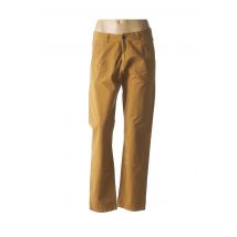 DR DENIM - Pantalon chino marron en coton - Femme - Taille W24 - Modz