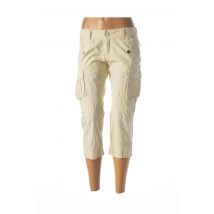 GURU - Pantacourt beige en coton - Femme - Taille W28 - Modz