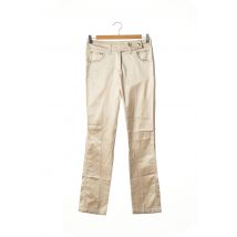 FAIRLY - Pantalon casual beige en viscose - Femme - Taille 36 - Modz