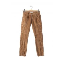 FIVE PM - Pantalon slim marron en coton pour femme - Taille W25 L30 - Modz