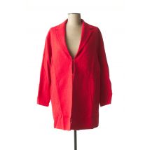 BENETTON - Manteau long rouge en coton - Femme - Taille 34 - Modz