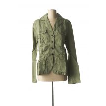 BENETTON - Blazer vert en coton pour femme - Taille 42 - Modz