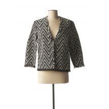 SISLEY - Veste chic noir en coton - Femme - Taille 40 - Modz