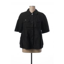 BENETTON - Veste casual noir en lin - Femme - Taille 40 - Modz