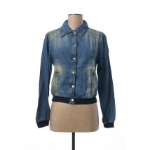 BENETTON - Veste casual bleu en coton - Femme - Taille 36 - Modz
