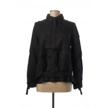 SISLEY - Veste casual noir en lin - Femme - Taille 40 - Modz