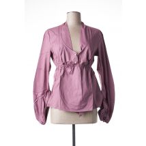 BENETTON - Blouse violet en coton - Femme - Taille 40 - Modz