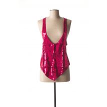 BENETON - Gilet sans manche rose en viscose - Femme - Taille 34 - Modz