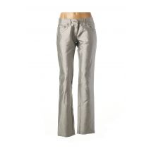 SISLEY - Pantalon droit gris en polyester - Femme - Taille 42 - Modz
