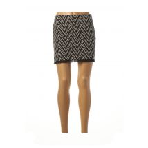SISLEY - Jupe courte noir en coton - Femme - Taille 36 - Modz