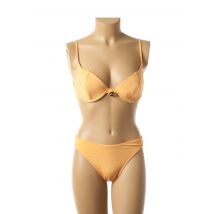 ICHTHYS MONTE CARLO - Maillot de bain 2 pièces orange en polyamide - Femme - Taille 40 - Modz