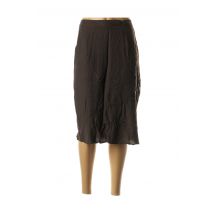 JEAN GABRIEL - Jupe mi-longue marron en viscose - Femme - Taille 42 - Modz