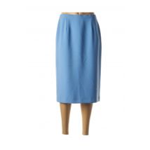 FRANCOISE DE FRANCE - Jupe mi-longue bleu en polyester - Femme - Taille 42 - Modz