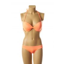 DAG ADOM - Maillot de bain 2 pièces orange en polyamide - Femme - Taille 36 - Modz
