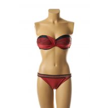 YSABEL MORA - Maillot de bain 2 pièces rouge en polyamide - Femme - Taille TU - Modz