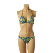 DAG ADOM - Maillot de bain 2 pièces jaune en polyamide - Femme - Taille 38 - Modz