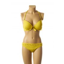 YSABEL MORA - Maillot de bain 2 pièces jaune en polyester pour femme - Taille 90B M - Modz