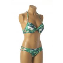 DAG ADOM - Maillot de bain 2 pièces vert en polyamide - Femme - Taille 36 - Modz