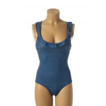 PLAGE DU SUD - Maillot de bain 1 pièce bleu en polyamide - Femme - Taille 36 - Modz
