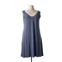 CANAT - Robe mi-longue bleu en modal - Femme - Taille 40 - Modz