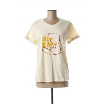 SUNCOO - T-shirt beige en coton pour femme - Taille 32 - Modz
