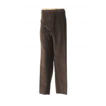 DOLMEN - Pantalon droit marron en coton - Homme - Taille 68 - Modz