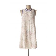 IKKS - Robe courte blanc en viscose - Femme - Taille 36 - Modz