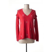 I.CODE (By IKKS) - Pull rouge en viscose - Femme - Taille 36 - Modz