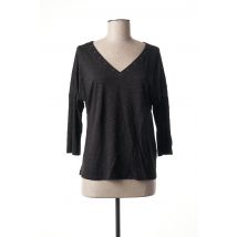I.CODE (By IKKS) - T-shirt noir en viscose - Femme - Taille 36 - Modz