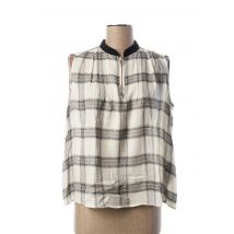 I.CODE (By IKKS) - Top gris en coton - Femme - Taille 36 - Modz