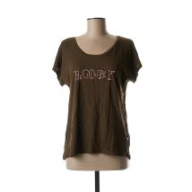 I.CODE (By IKKS) - Top vert en coton - Femme - Taille 36 - Modz