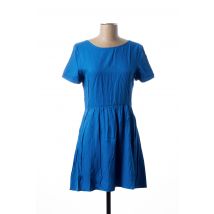 I.CODE (By IKKS) - Robe mi-longue bleu en viscose - Femme - Taille 36 - Modz