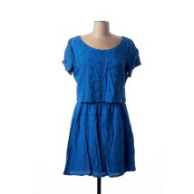 I.CODE (By IKKS) - Robe courte bleu en viscose - Femme - Taille 36 - Modz