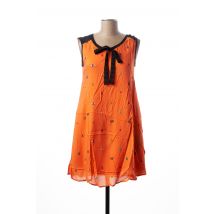 I.CODE (By IKKS) - Robe courte orange en viscose - Femme - Taille 36 - Modz