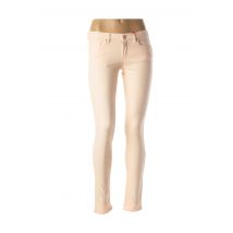 I.CODE (By IKKS) - Pantalon slim rose en coton - Femme - Taille W26 - Modz