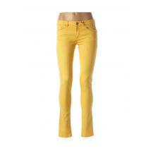 I.CODE (By IKKS) - Pantalon slim jaune en coton pour femme - Taille W26 - Modz