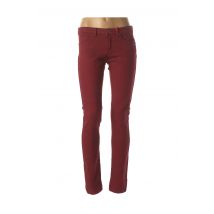 I.CODE (By IKKS) - Jeans coupe slim rouge en coton - Femme - Taille TU - Modz