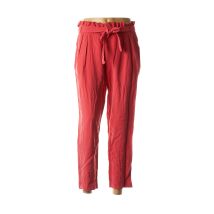 I.CODE (By IKKS) - Pantalon 7/8 rouge en viscose - Femme - Taille 40 - Modz