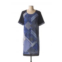 DIANE LAURY - Robe mi-longue bleu en polyester - Femme - Taille 40 - Modz