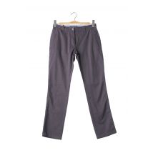 ARISTOW - Pantalon droit gris en coton - Femme - Taille W24 - Modz