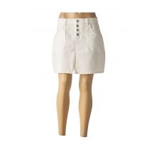 LES P'TITES BOMBES - Jupe courte blanc en coton pour femme - Taille 40 - Modz