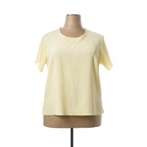 FRANCOISE F - T-shirt jaune en polyester pour femme - Taille 48 - Modz