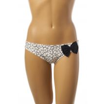 PRINCESS K - Bas de maillot de bain blanc en polyamide - Femme - Taille 38 - Modz